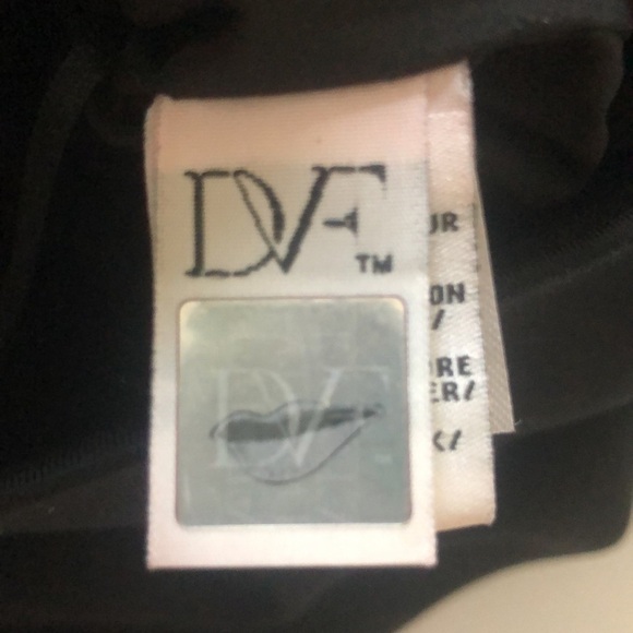 Diane von Furstenberg Bevin Ruched Sheath Dress Black Size 2 NWT $348 - Picture 6 of 8